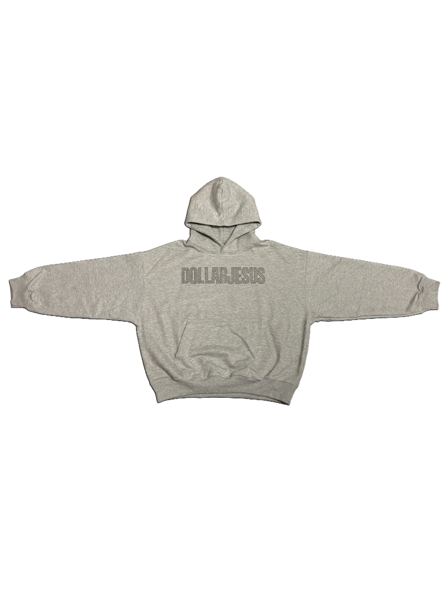 GRAY BOXY FIT HOODIE