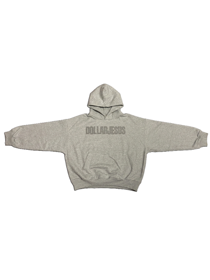 GRAY BOXY FIT HOODIE