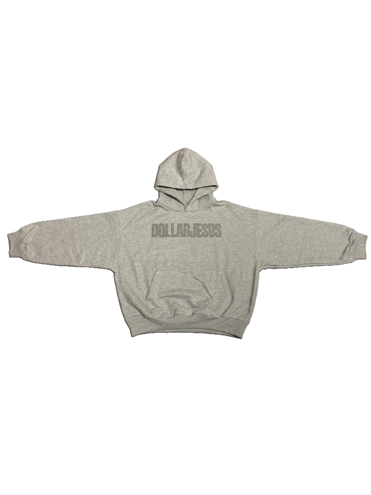 GRAY BOXY FIT HOODIE