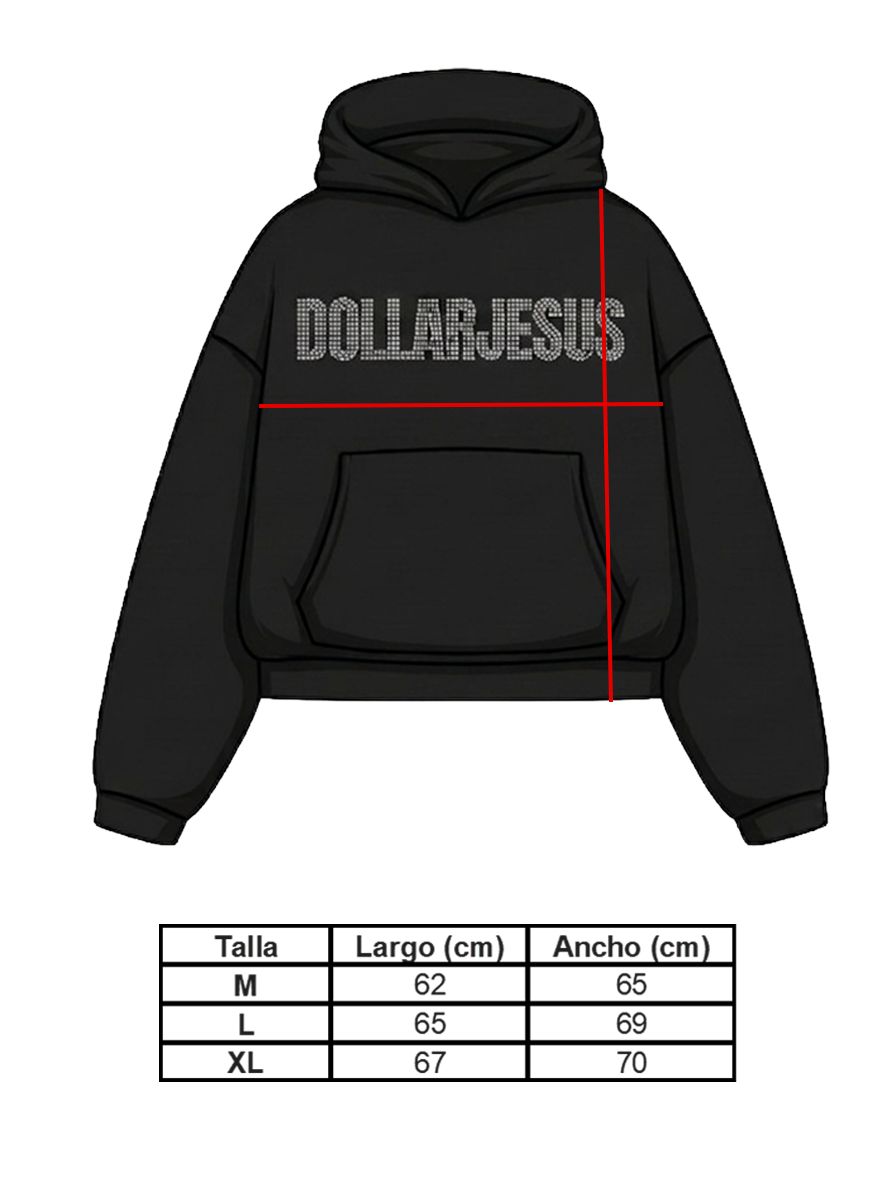 BLACK BOXY FIT HOODIE